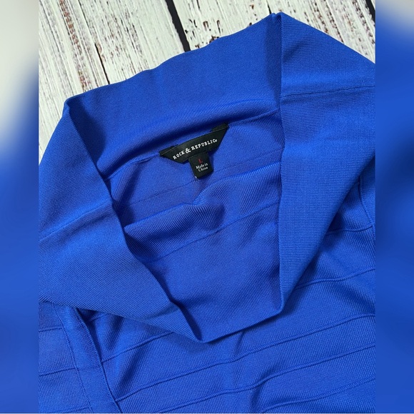 lot Of 2 Rock & Republic Stretch Bandage Pencil Mini Skirt size L - Picture 4 of 7